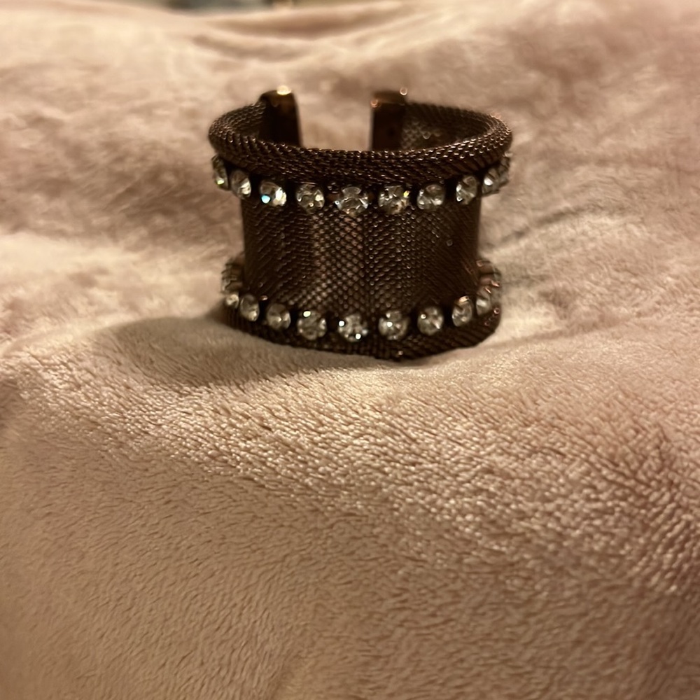 Copper mesh bangle - Picture 7 of 9